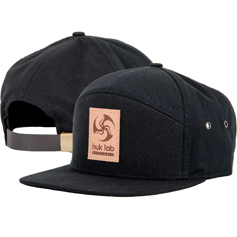 TriFly Leather Patch Strapback Hat