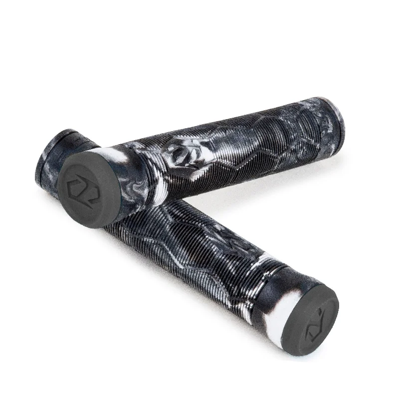 Fuzion Hex Z Grips - Black/White Swirl