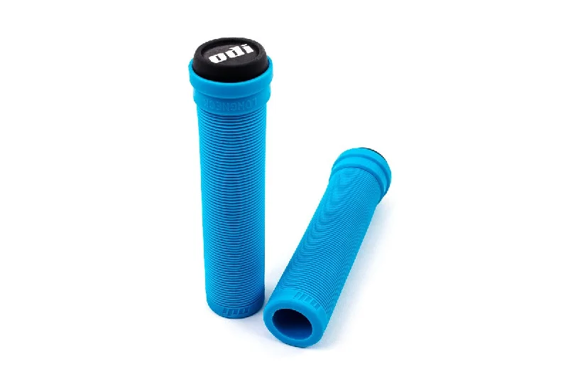 ODI Longneck Soft Flangeless Grips 135mm - Light Blue