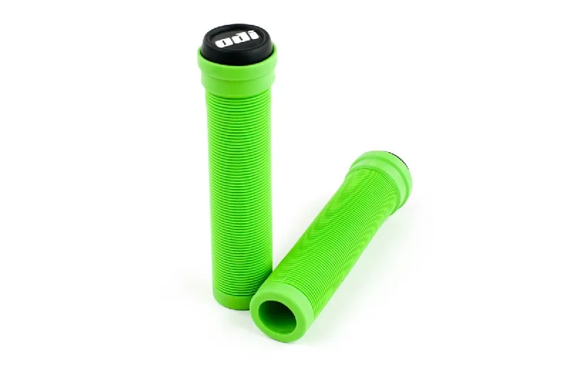 ODI Longneck Soft Flangeless Grips 135mm - Green