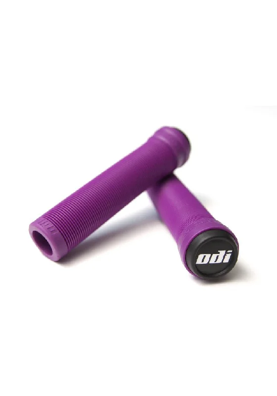 ODI Longneck Soft Flangeless Grips 135mm - Purple