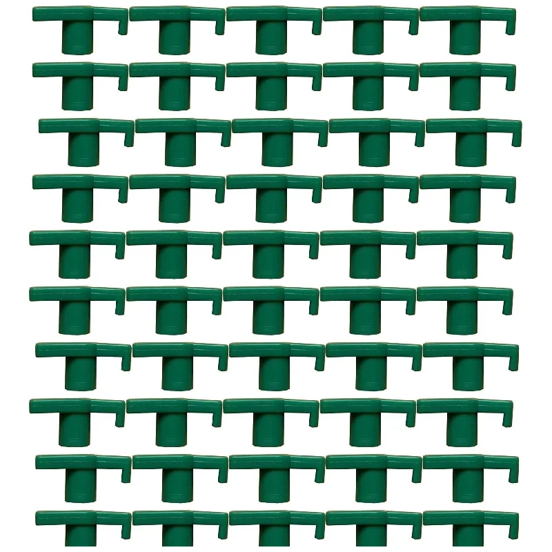 50 x Green Hard Ground Steel Rock Peg PLS Tops Hooks Tent 6009991