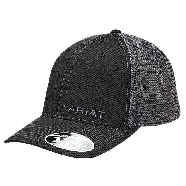 Offset FlexFit Embroidered Logo Snapback Hat - Black