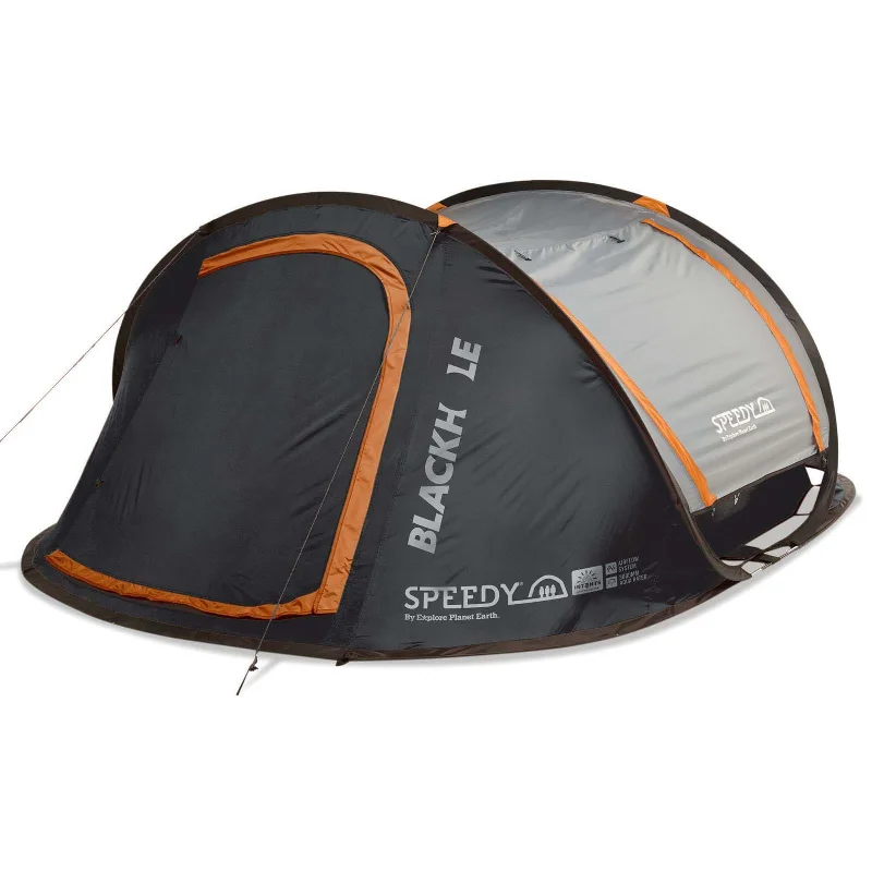 Explore Planet Earth - Speedy Blackhole 3 Person Tent with LED Lights