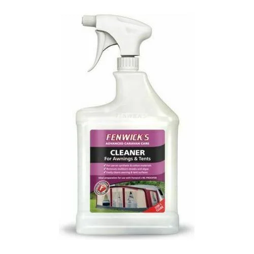 Fenwicks Awning & Tent Fabric Cleaner 1 Litre for Caravan Motorhome Camping