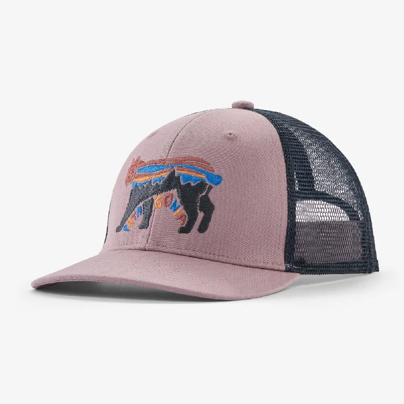 Kids' Trucker Hat - Fitz Roy Lynx: Stormy Mauve