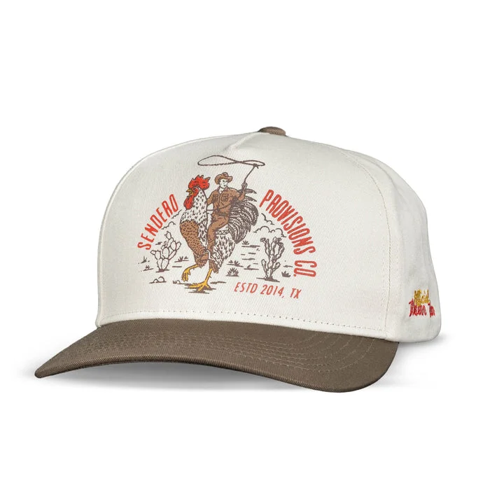 Official Western Hat - White / Brown