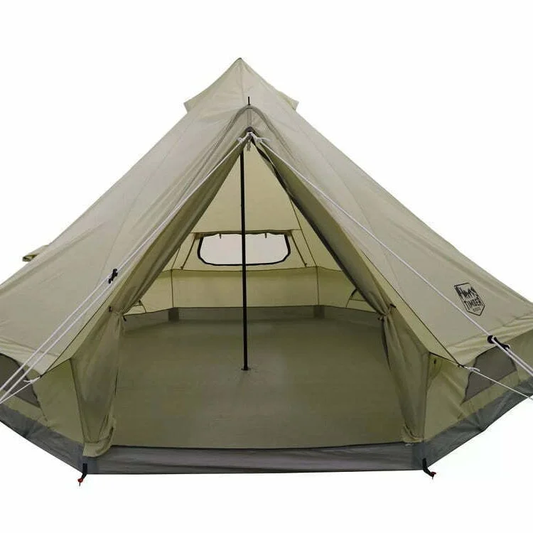 Timber Ridge 6 Person Glamping Tent Weather Resistant 98in X 13ft 5in X 13ft 5in