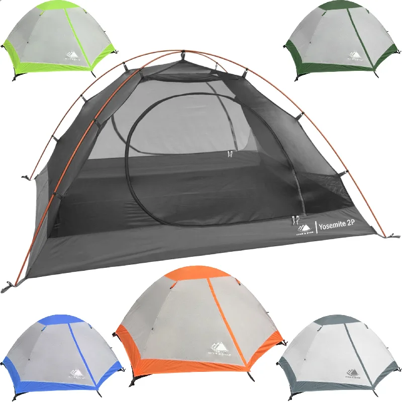 YOSEMITE 2 Person Backpacking Tent w/Footprint