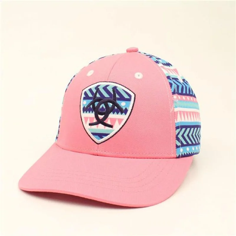 Girls Aztec Print Snapback Hat