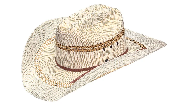 Mens 2 Cord Bangora Straw Hat