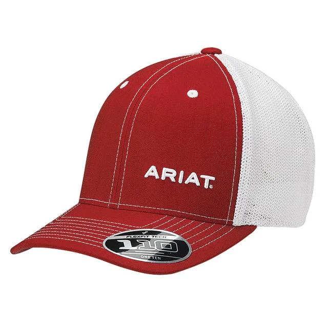 Offset FlexFit Embroidered Logo Snapback Hat - Red