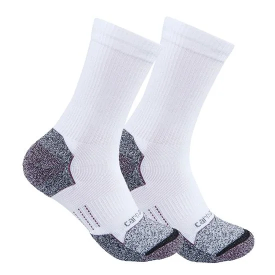 Women's Force Midweight Synthetic Blend Crew 2 Pack Socks