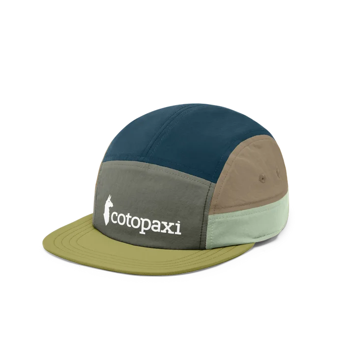 Cotopaxi Tech 5-Panel Hat - Fatigue/Lemongrass