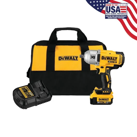 20v MAX XR Brushless High Torque 1/2 in. Impact Wrench with Dentent Pin Anvil (4.0 Ah)