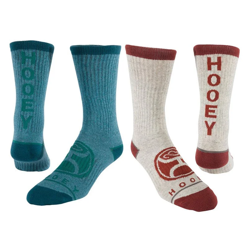 Athletic Crew Socks - 2 Pack