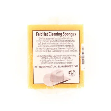 Felt Hat Cleaning Sponge - 2 Pack