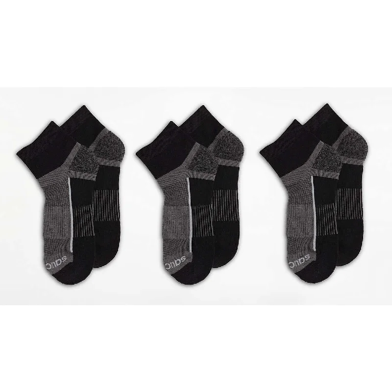 Inferno Quarter 3-Pack Socks - Black