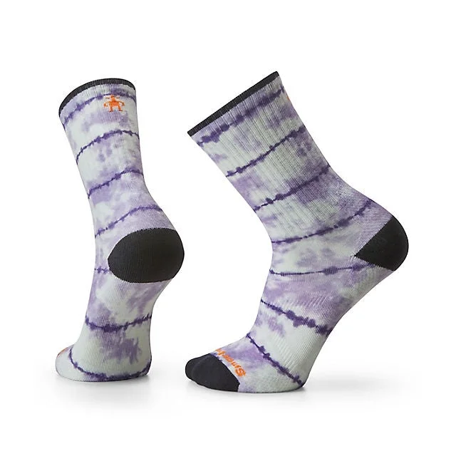 Athletic Tie Dye Print Crew Socks