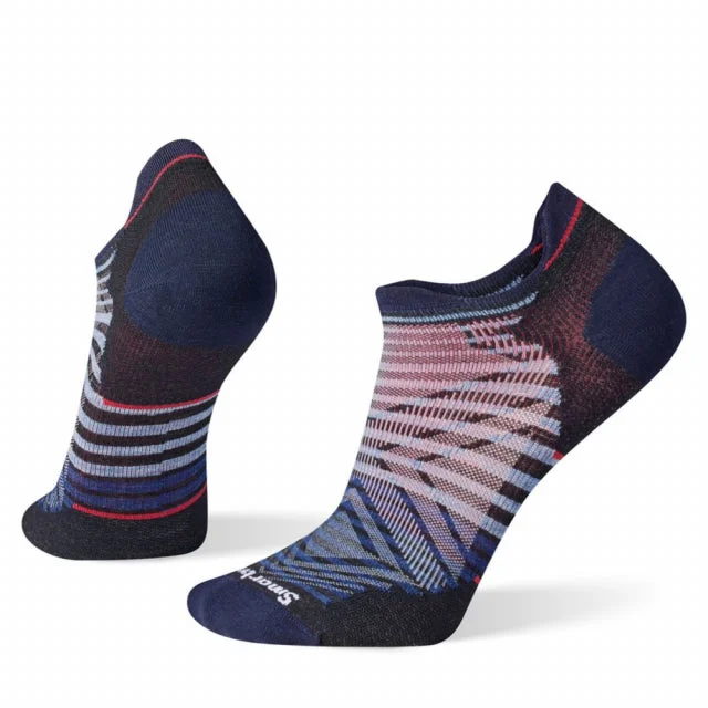 Run Zero Cushion Low Ankle Pattern Socks