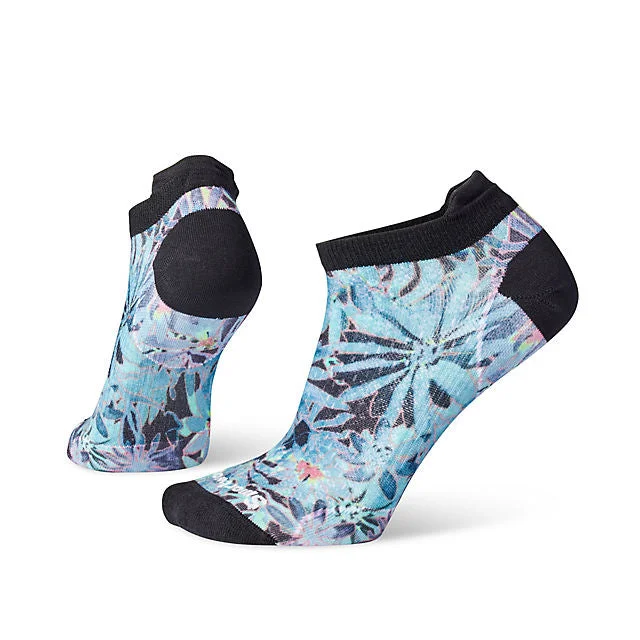 Women's Cycle Zero Cushion Dazed Daisy Print Low Ankle Socks