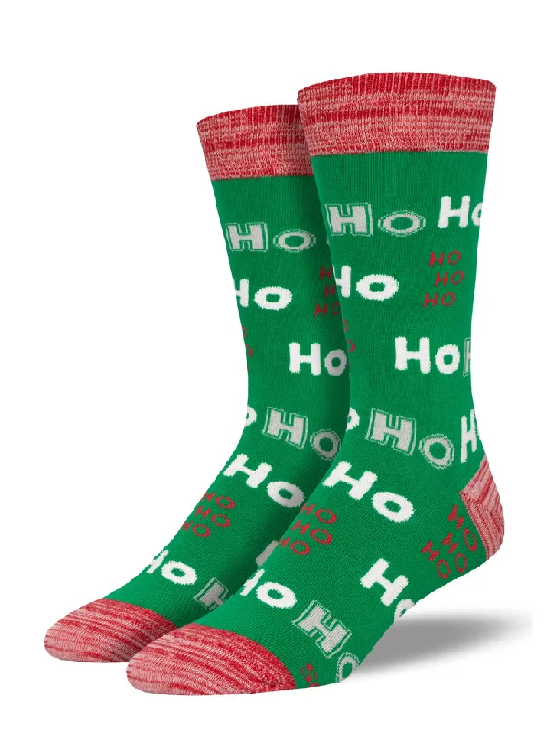 Ho Ho Ho - Cotton Crew Socks