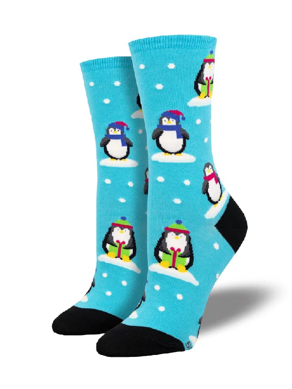 Penguins - Cotton Crew Socks