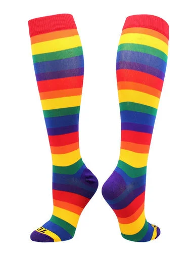 Krazisox Rainbow Socks With Stripes