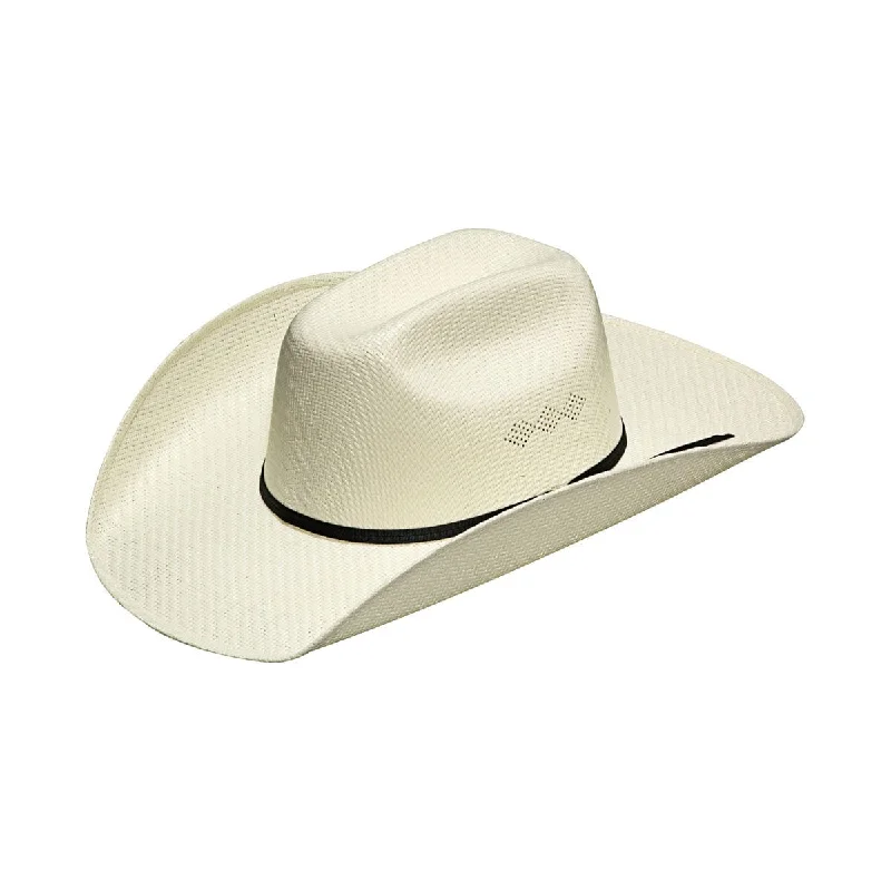 Youth Vented Sancho Canvas Western Hat - Natural