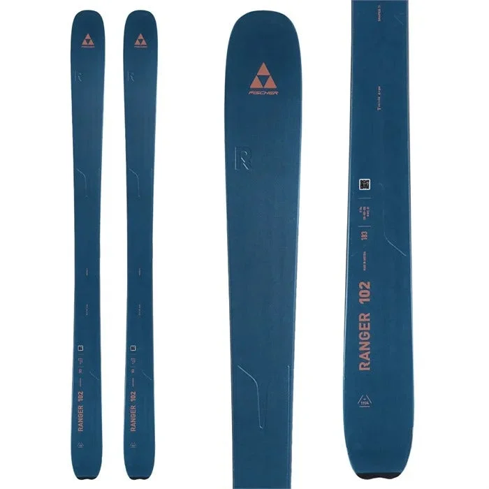 Fischer Ranger 102 FR Dark Blue/Orange Skis - 2024