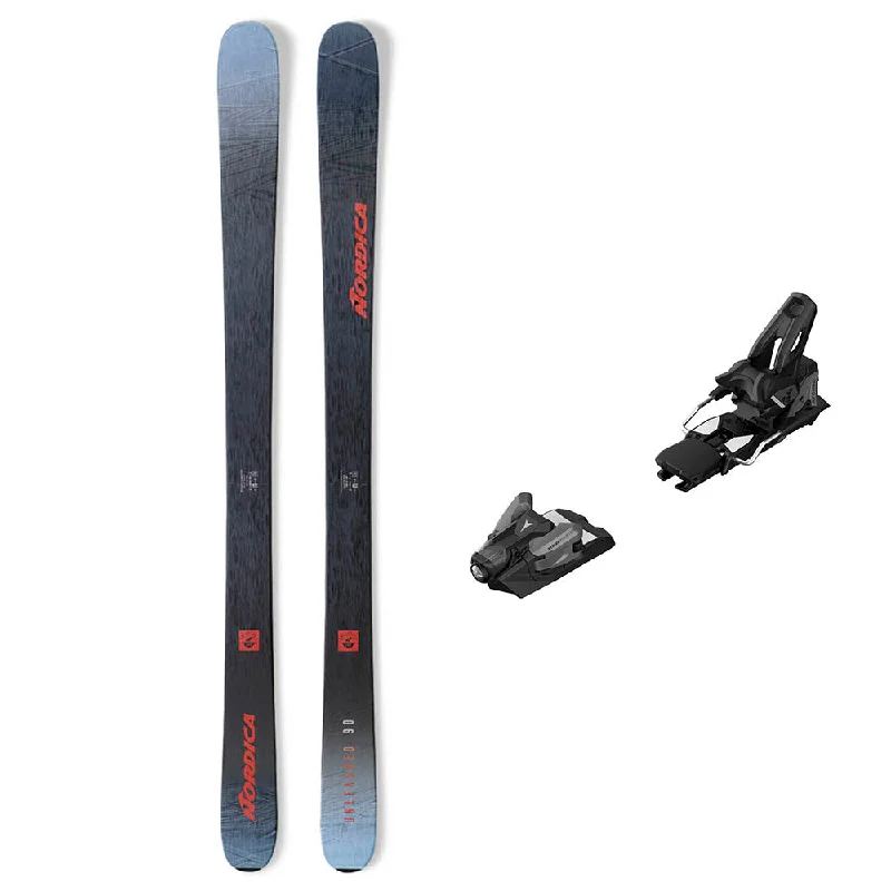 Nordica Unleashed 90 Skis / Atomic Strive 14 GW Ski Bindings Package