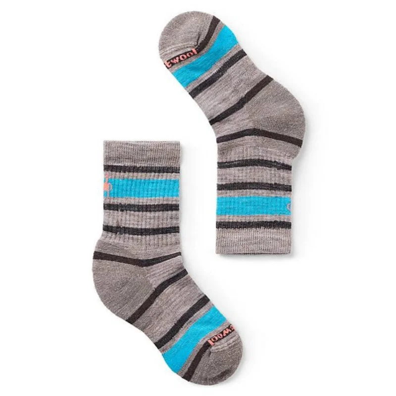 Smartwool Kids' Hike Light Cushion Striped Crew Socks