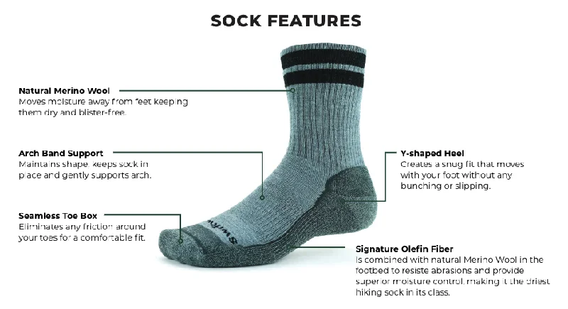 Swiftwick Pursuit Hike Six Socks