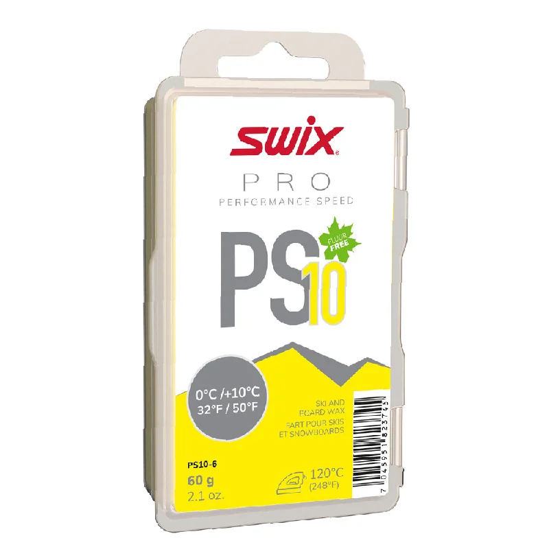 Swix Glide Wax - PS10 Yellow 60g