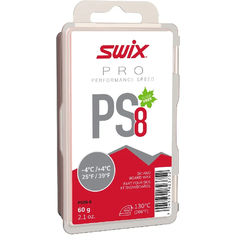 Swix Glide Wax - PS8 Red 60g