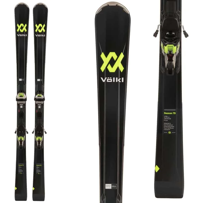 Volkl Deacon 79 Men's Skis W/ Marker iPT Wideride XL Bindings - 2024